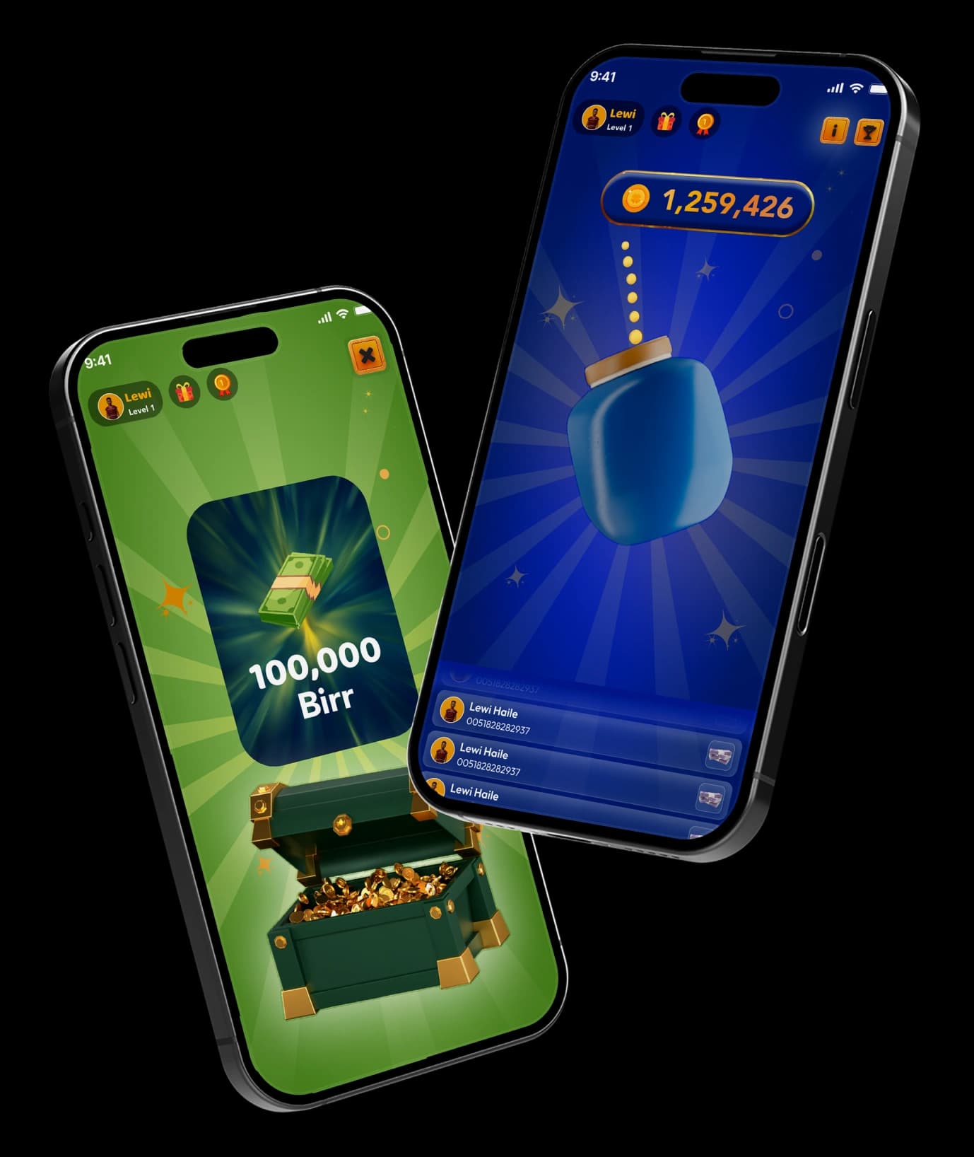 Personalised dashboard view on Dashen app