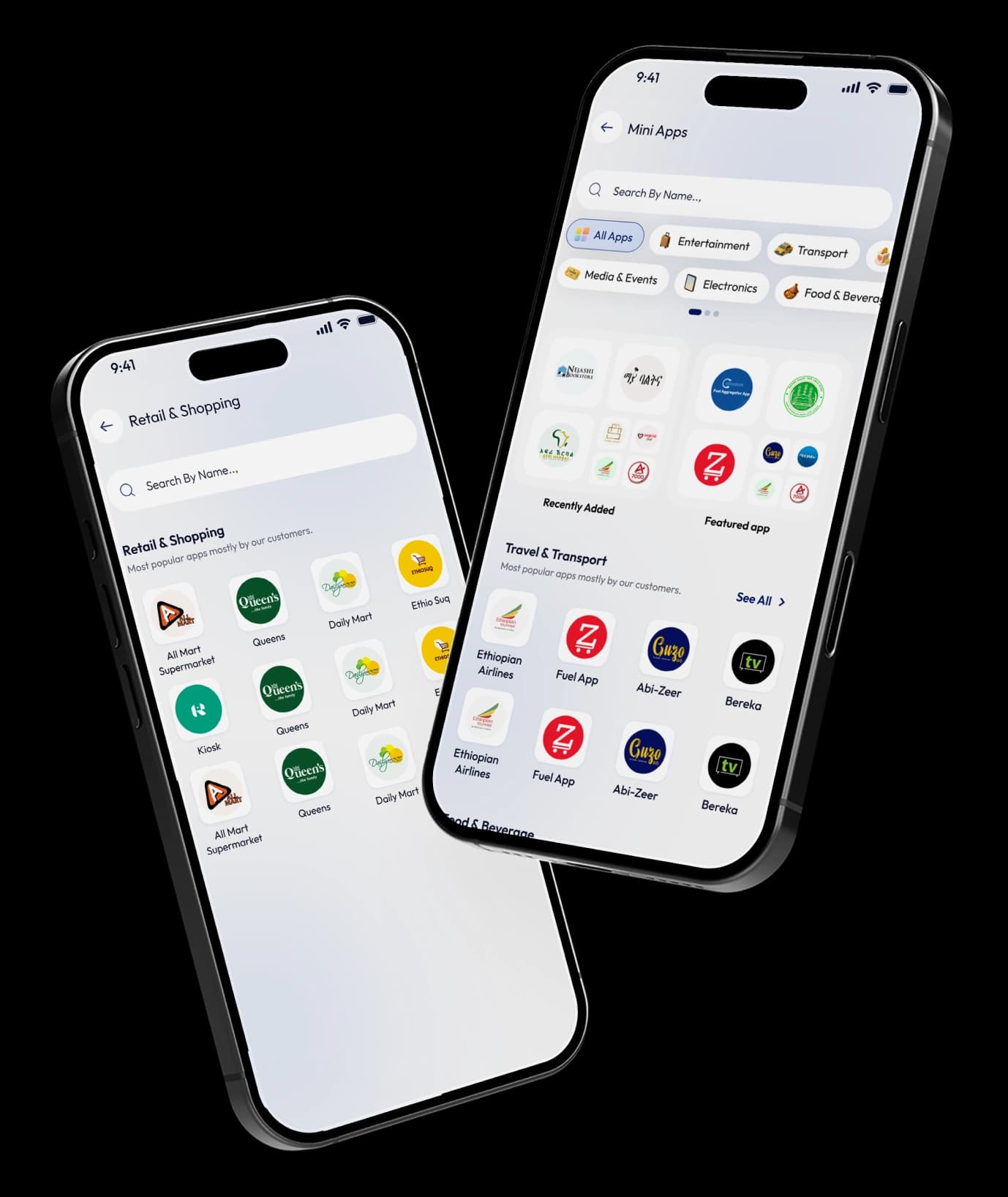 Personalised dashboard view on Dashen app